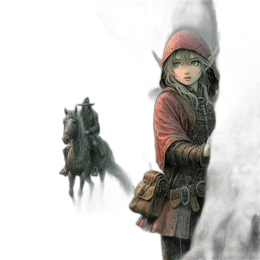 dragon, creature, hat, weapon, concept art, fantasy art, photorealistic, comic book art transparent PNG cut-out