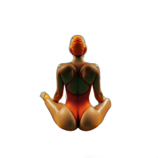 creature, robot, jewelry, dress, 3d render, concept art, pixel art, photorealistic transparent PNG cut-out