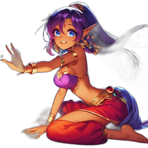 staff, fantasy art, concept art, anime, pixel art, underwater, colorful, blue transparent PNG cut-out