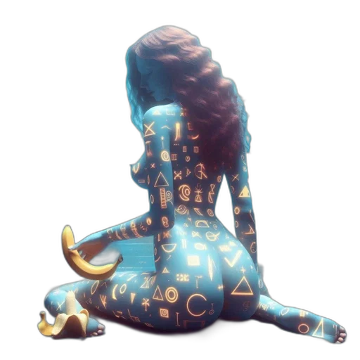 dress, jewelry, crown, mask, concept art, 3d render, fantasy art, pixel art transparent PNG cut-out