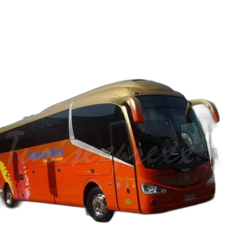 staff, 3d render, photorealistic, concept art, vibrant, orange, bus, words transparent PNG cut-out