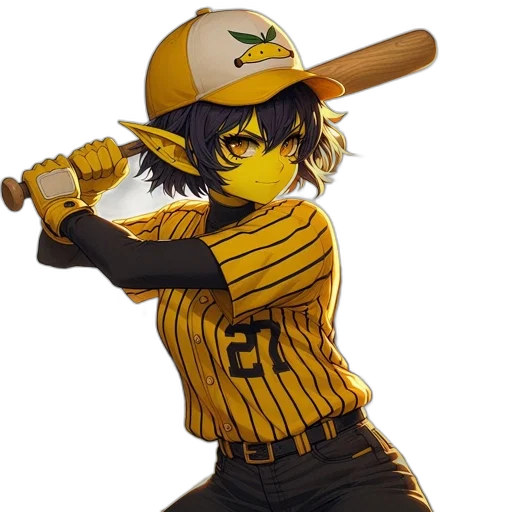 hat, animal, weapon, staff, anime, concept art, cartoon, fantasy art transparent PNG cut-out