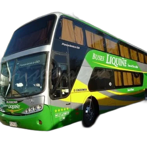 3d render, green, yellow, double-decker, bus, text, buses, liquine transparent PNG cut-out