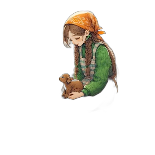 staff, animal, creature, hat, pixel art, concept art, watercolor, oil painting transparent PNG cut-out