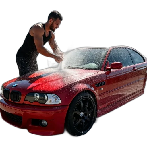 car, weapon, photorealistic, 3d render transparent PNG cut-out