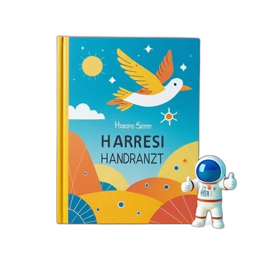 outer space, children, book, titled, harresi, handranzt, colorful, illustration transparent PNG cut-out