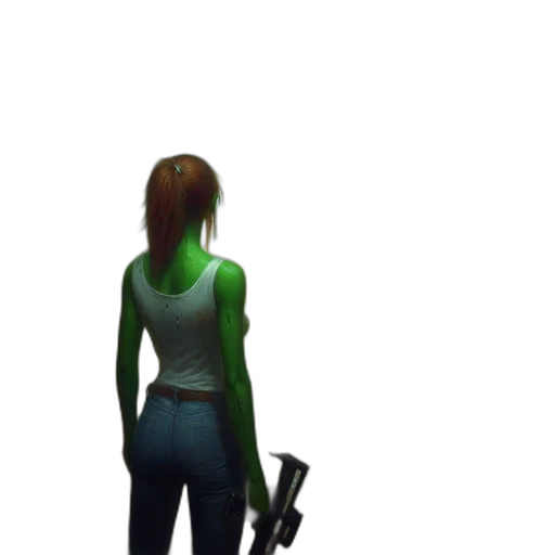 staff, weapon, robot, jacket, concept art, 3d render, cyberpunk, pixel art transparent PNG cut-out