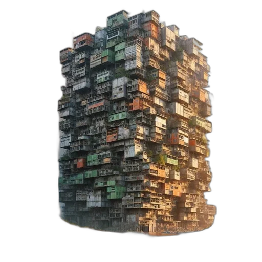 building, furniture, robot, 3d render, concept art, pixel art, photorealistic, earth tones transparent PNG cut-out