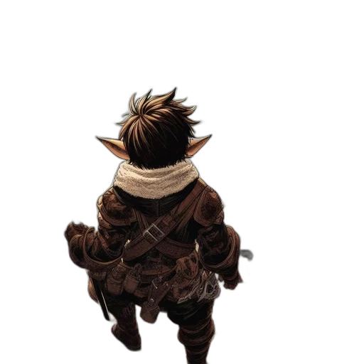 staff, jacket, sword, dragon, concept art, fantasy art, pixel art, watercolor transparent PNG cut-out