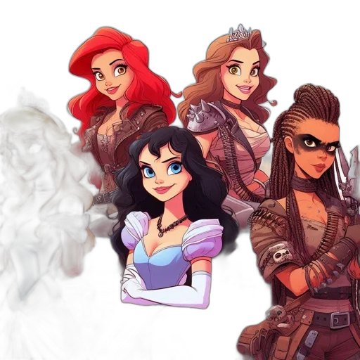 concept art, comic book art, fantasy art, pixel art, fire, image, features, two transparent PNG cut-out