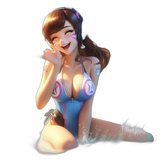 dress, robot, concept art, fantasy art, 3d render, anime, neon lights, pastel transparent PNG cut-out