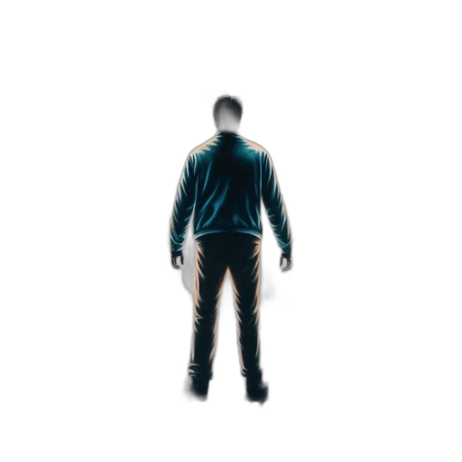 jacket, robot, staff, creature, concept art, 3d render, pixel art, photorealistic transparent PNG cut-out