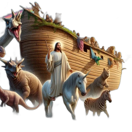 dragon, fantasy art, concept art, 3d render, photorealistic, rainbow-backdrop, scene, features transparent PNG cut-out