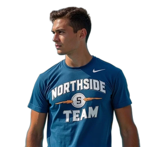 northside, swim, team, shirt transparent PNG cut-out