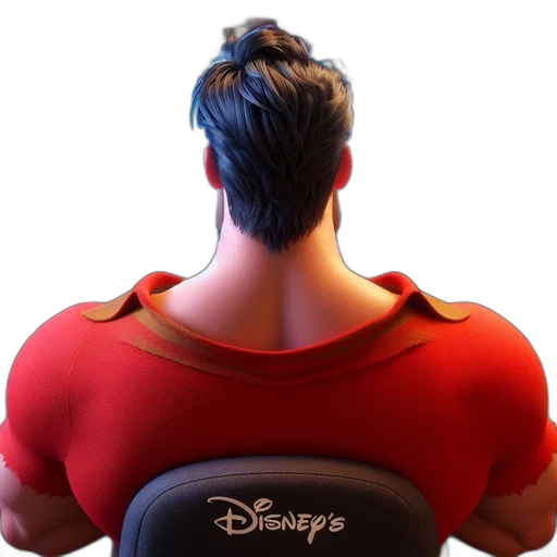 hair, crown, jacket, staff, 3d render, concept art, male, character transparent PNG cut-out