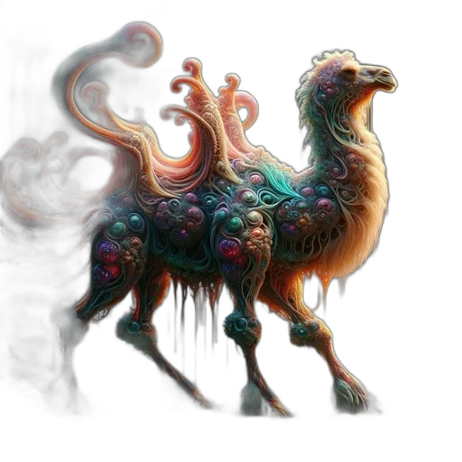 dragon, creature, animal, mask, concept art, fantasy art, watercolor, photorealistic transparent PNG cut-out