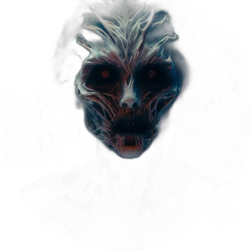 mask, creature, face, dragon, concept art, fantasy art, 3d render, photorealistic transparent PNG cut-out