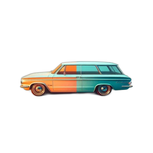 car, pixel art, concept art, 3d render, photorealistic, colorful, pastel, earth tones transparent PNG cut-out