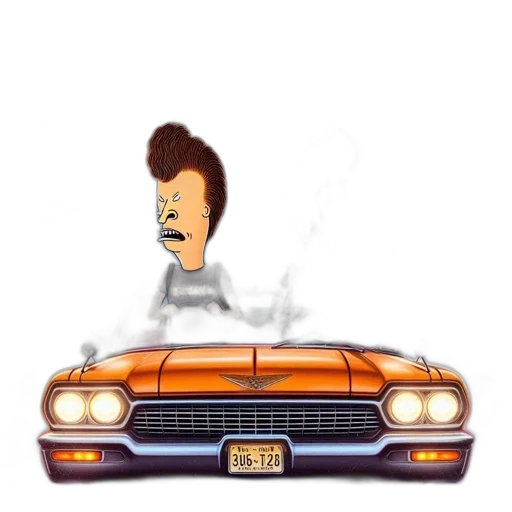 car, face, hair, animal, cartoon, concept art, pixel art, photorealistic transparent PNG cut-out