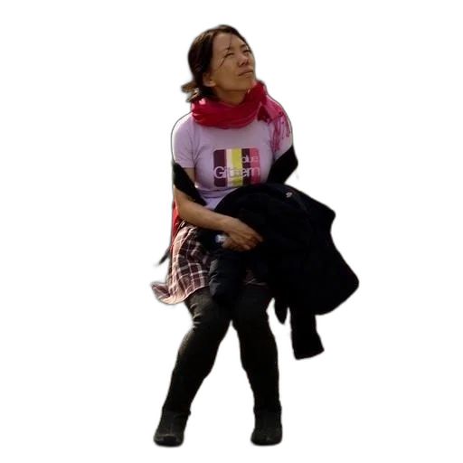 jacket, staff, dress, umbrella transparent PNG cut-out