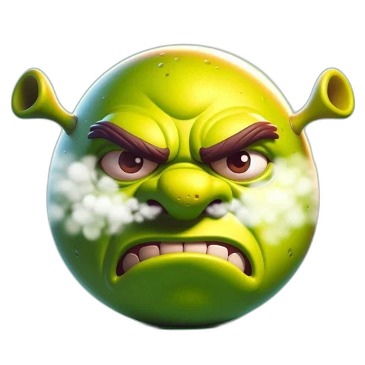 face, staff, mask, 3d render, concept art, photorealistic, animated, green transparent PNG cut-out