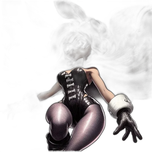 mask, weapon, staff, concept art, comic book art, fantasy art, photorealistic, fog transparent PNG cut-out
