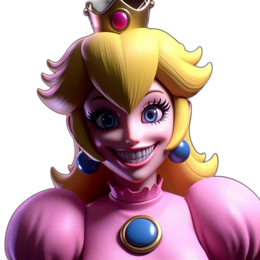 crown, face, dress, mask, 3d render, concept art, cartoon, comic book art transparent PNG cut-out