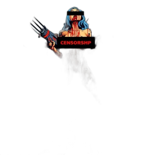 food, weapon, robot, sword, pixel art, concept art, comic book art, cyberpunk transparent PNG cut-out