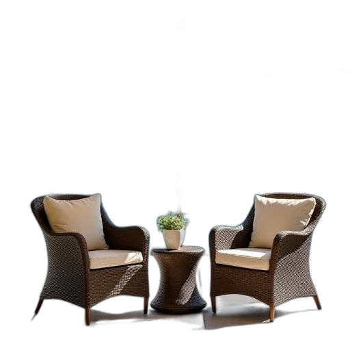 furniture, 3d render, photorealistic, earth tones transparent PNG cut-out