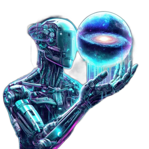 robot, creature, mask, face, vaporwave, cyberpunk, concept art, pixel art transparent PNG cut-out