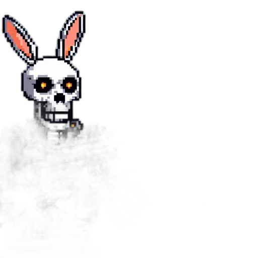mask, creature, robot, animal, pixel art, concept art, cartoon, 3d render transparent PNG cut-out
