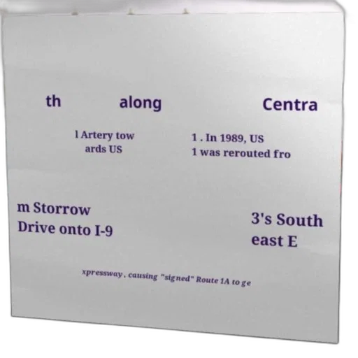 furniture, sign, indicating, rerouting, along, centra, artery, towards transparent PNG cut-out