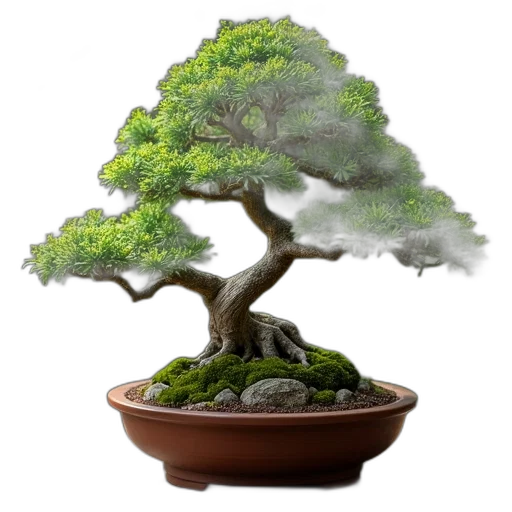 tree, crown, staff, photorealistic transparent PNG cut-out