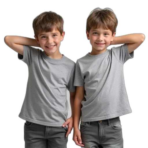 3d render, photorealistic, two, little transparent PNG cut-out