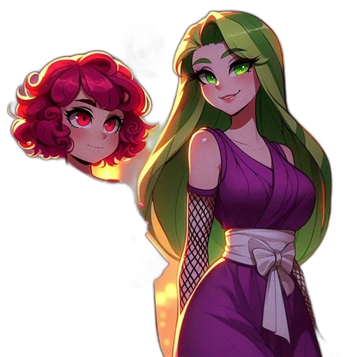 dress, crown, staff, pixel art, concept art, fantasy art, anime, fire transparent PNG cut-out
