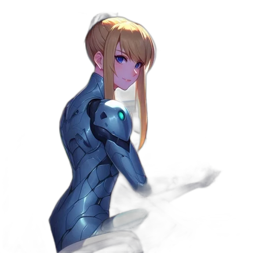 robot, dress, weapon, creature, concept art, anime, pixel art, fantasy art transparent PNG cut-out