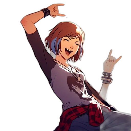 jacket, staff, dress, pixel art, anime, cartoon, concept art, animated transparent PNG cut-out