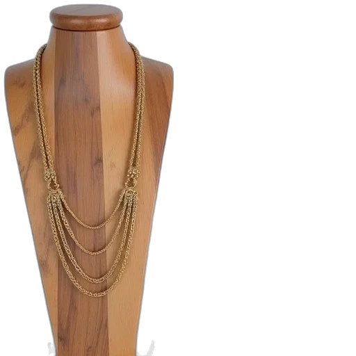 jewelry, dress, crown, furniture, two, wood, necklace, displays transparent PNG cut-out