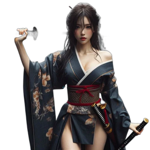 sword, weapon, staff, fantasy art, concept art, photorealistic, 3d render, woman transparent PNG cut-out