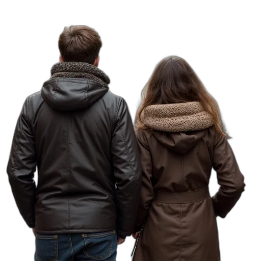 jacket, city street, young, man transparent PNG cut-out
