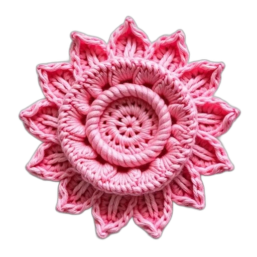 flower, crown, jewelry, hat, 3d render, photorealistic, red, monochrome transparent PNG cut-out