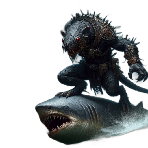 creature, animal, dragon, concept art, 3d render, fantasy art, underwater, mystic transparent PNG cut-out