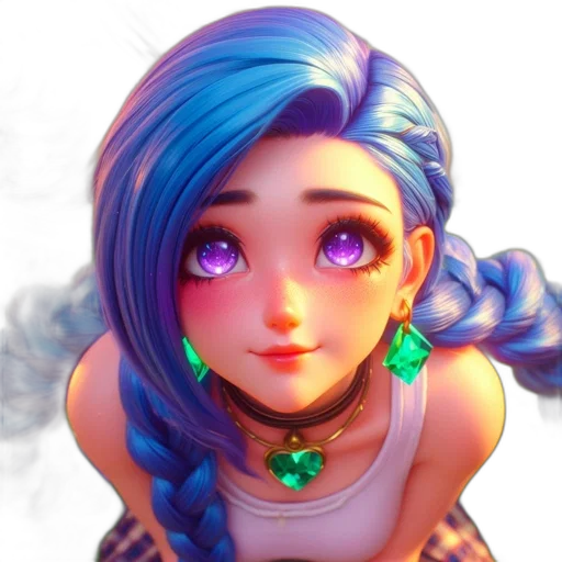 jewelry, face, crown, staff, fantasy art, concept art, 3d render, anime transparent PNG cut-out
