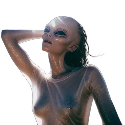 mask, dress, creature, face, photorealistic, concept art, fantasy art, 3d render transparent PNG cut-out