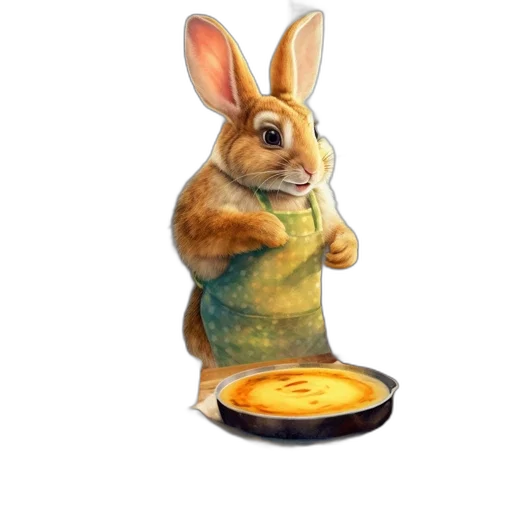 food, animal, concept art, photorealistic, watercolor, oil painting, kitchen, setting transparent PNG cut-out