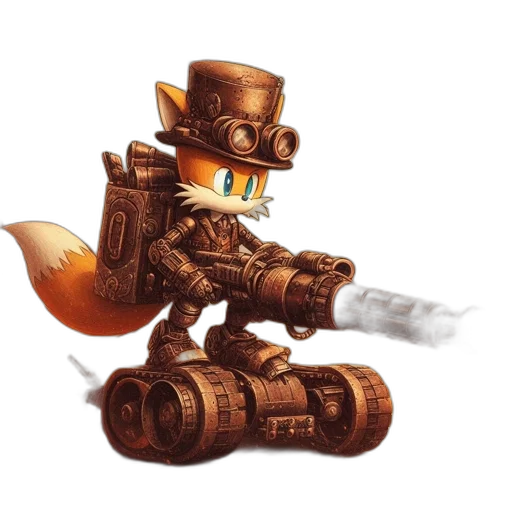 robot, weapon, staff, concept art, pixel art, fantasy art, 3d render, anthropomorphic transparent PNG cut-out