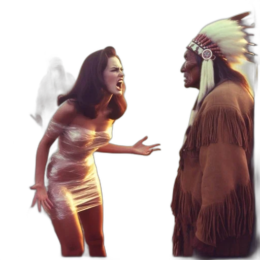 creature, mask, concept art, fantasy art, comic book art, photorealistic, fire, earth tones transparent PNG cut-out