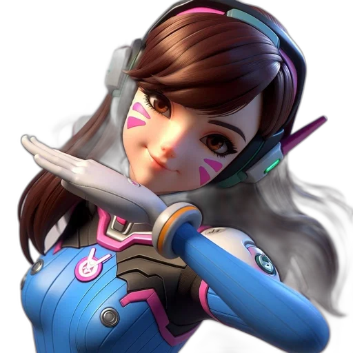 staff, face, robot, weapon, concept art, 3d render, fantasy art, anime transparent PNG cut-out