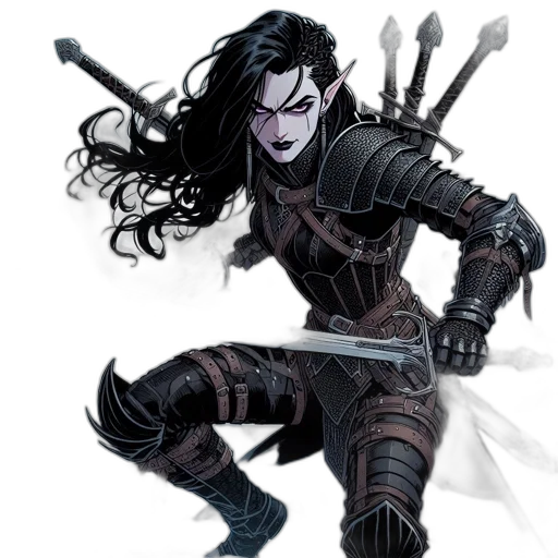 sword, weapon, comic book art, fantasy art, concept art, pixel art, dark, monochrome transparent PNG cut-out