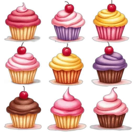 food, photorealistic, pixel art, 3d render, watercolor, pastel, colorful, monochrome transparent PNG cut-out